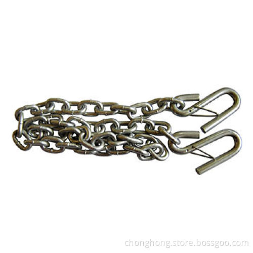 USA Standard Chain with S Hooks on Both Ends, Galvanized Steel or Stainless Steel Materials